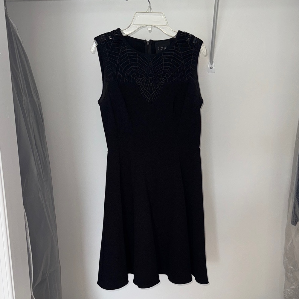 Barneys New York Black Sleeveless Mini Dress